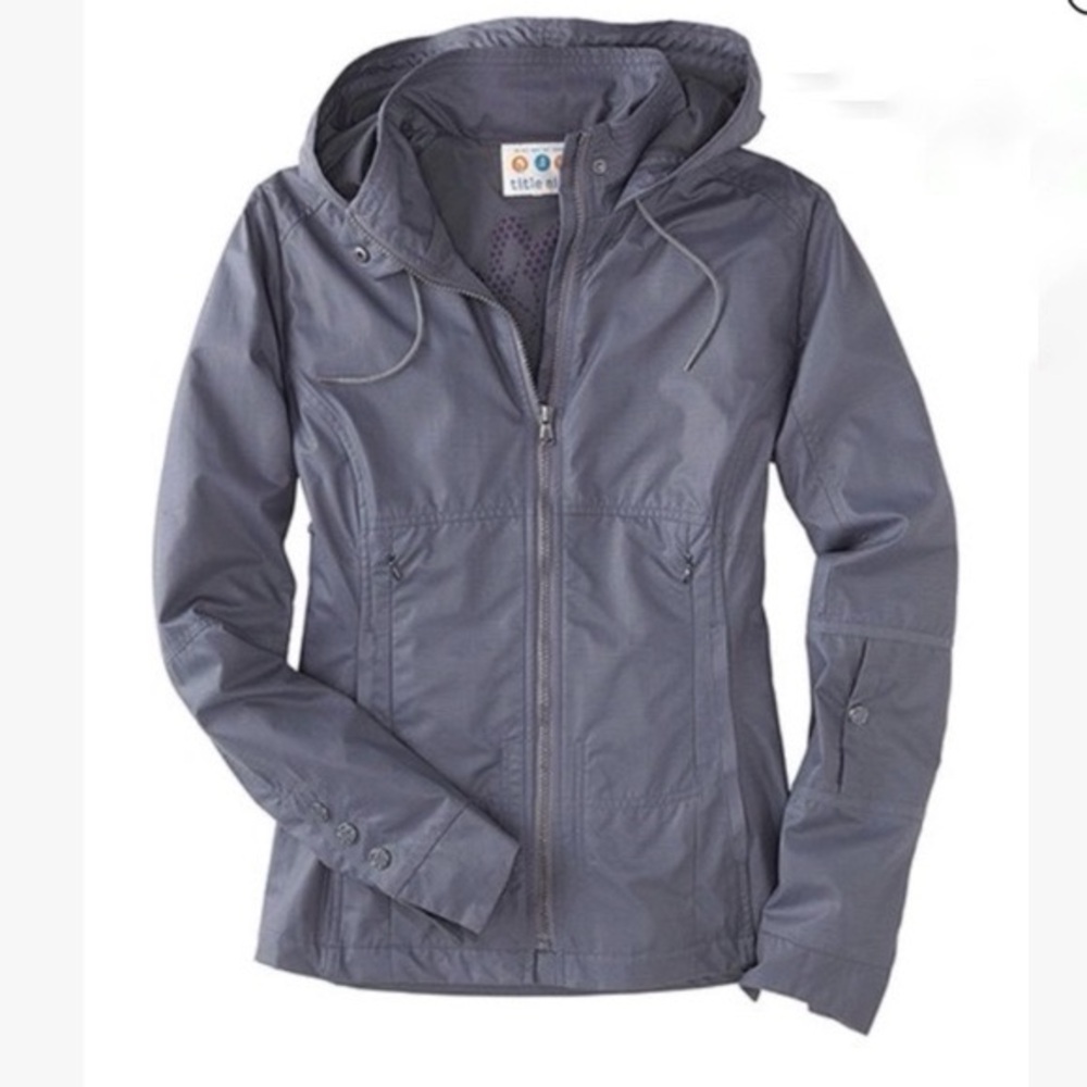 Title Nine The Urbanator II Jacket in Slate Grey, size Large